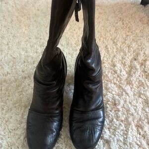Marsell Brown Leather Women's Boots